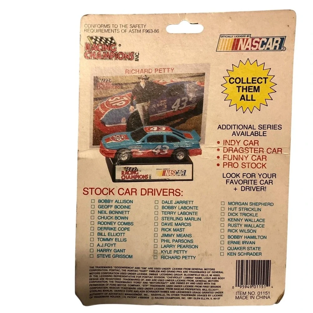Rare Racing‎ Champions Stock Car Chad Little #19 Die Cast NASCAR 1997